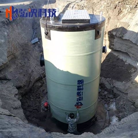地埋式一体化污水泵站系统玻璃钢预制泵站