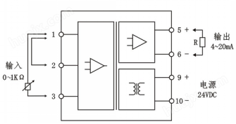 热电阻温度变送隔离器LKG-11DZ-41(图2)