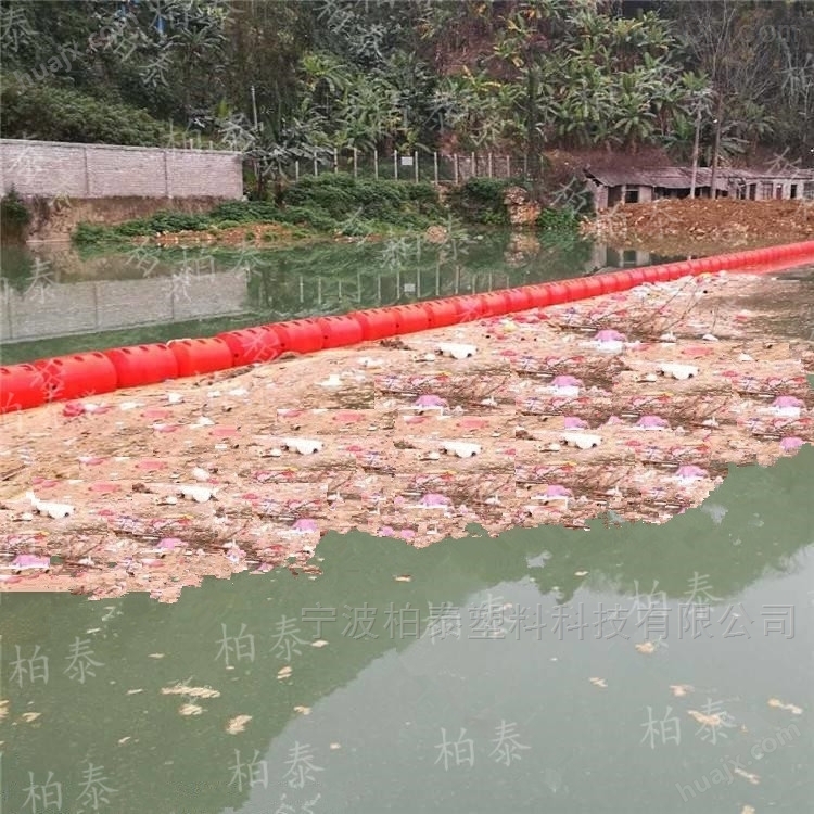 漳州水电站拦污滚塑浮筒拦污网浮桶