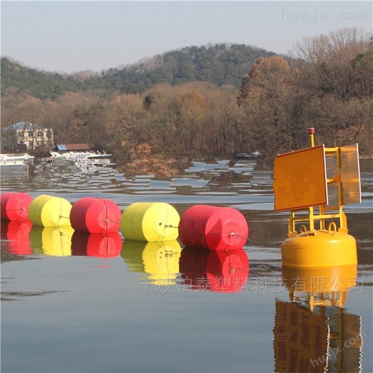 航道施工撞警示浮标拦河索浮筒